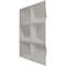 Ekena Millwork 19 5/8in. W x 19 5/8in. H Stratford EnduraWall Decorative 3D Wall Panel Covers 2.67 Sq. Ft. WP20X20STCAC - alternate 6
